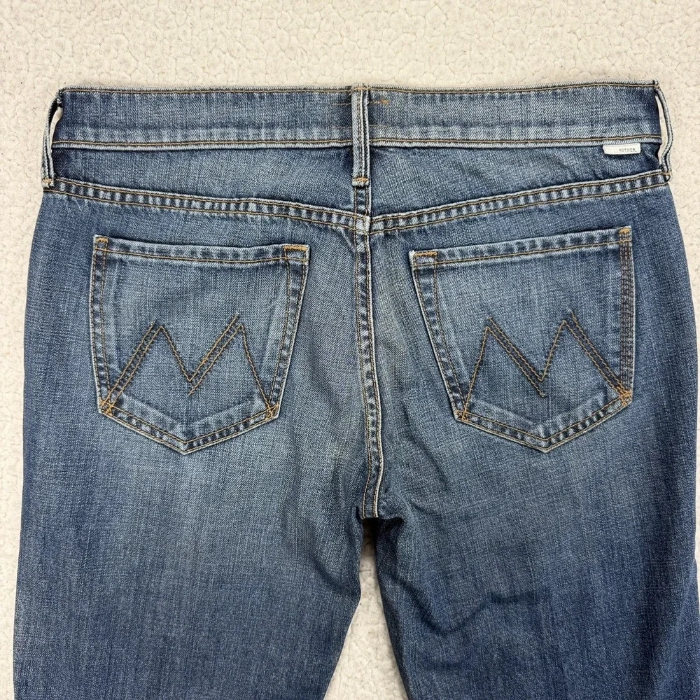 MOTHER Holy Rascal Straight Jeans Women's 30x34.5 Sample Y2K Designer Boho